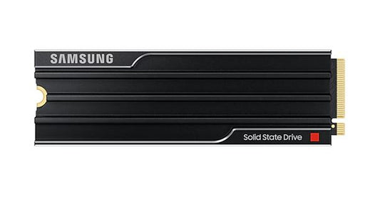Samsung 9100 PRO 2TB PCIe Gen5 NVMe SSD Heatsink 14700MB/s 13400MB/s R/W 1850K/2600K IOPS 1200TBW 1.5M hrs V-NAND TLC AES 256-bit Encryption 5yr wty