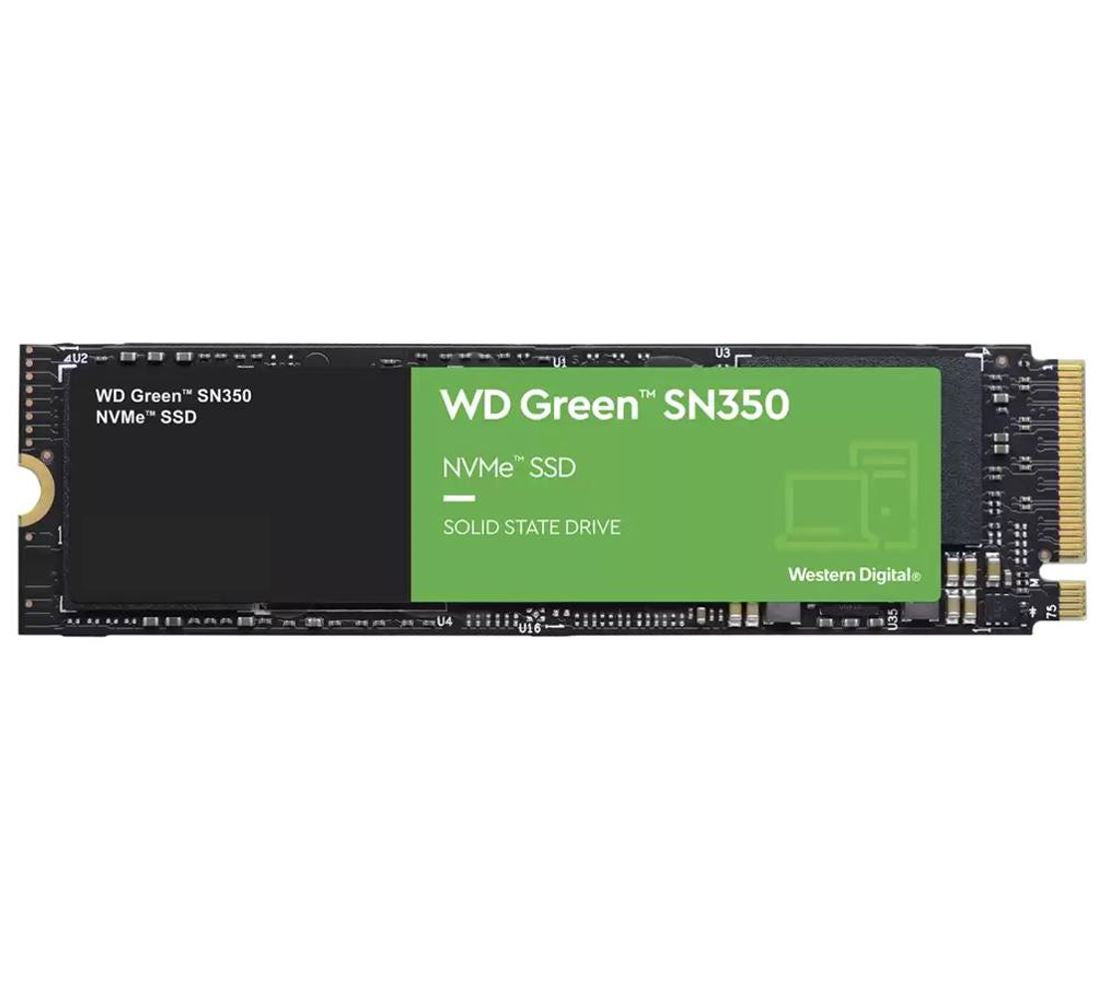 Western Digital WD Green SN350 2TB M.2 NVMe SSD 3200MB/s 3000MB/s R/W 340K/380K IOPS1M hrs MTTF 3yrs wty (LS)