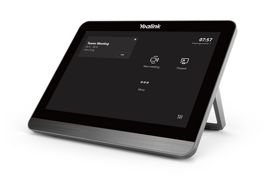 Yealink CTP18 Teams Collaboration Touch Panel, Annotation on Shared Content, Conference Control, Flexible Deployment, 8-Inch Touch Screen