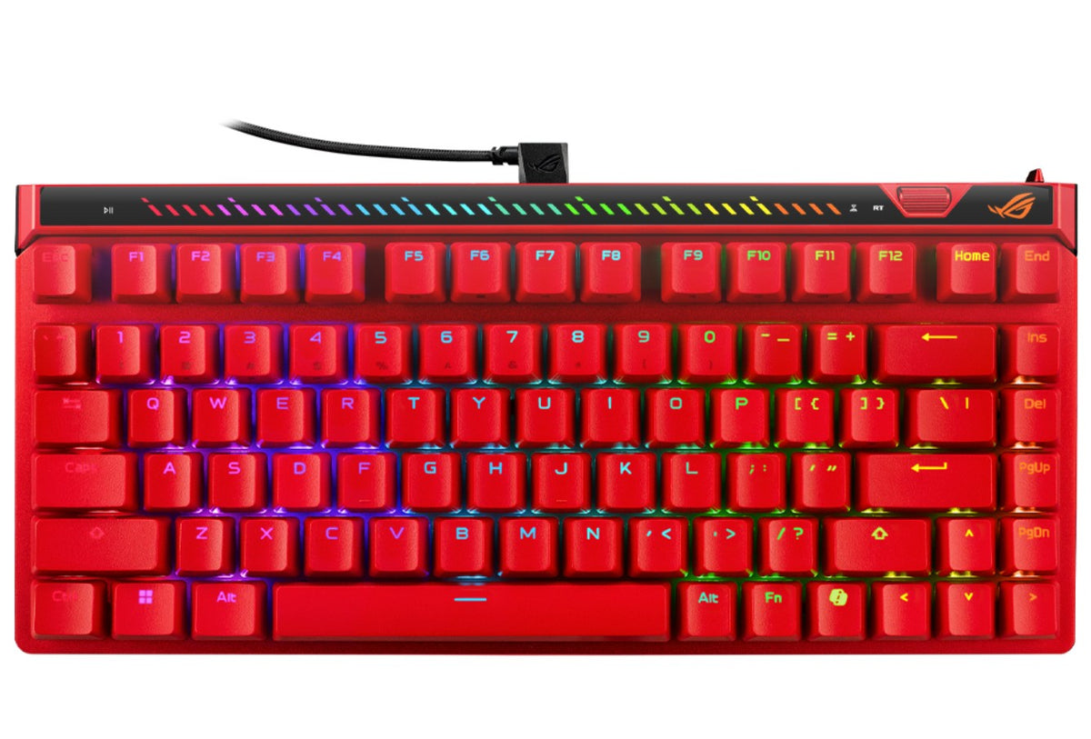 ASUS ROG FALCHION ACE 75 HE V2X - RED Gaming Keyboard, HFX V2X Magnetic Switch, 0.1â3.5mm actuation, 0.01mm tuning, 8000Hz, Rapid Trigger, USB-C