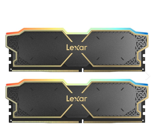 Lexar LD5U16G60C380V-RGD DDR5 UDIMM 32GB Kit (2 x 16GB)  6000 MT/s 1.35V CL38 THOR G2 HEATSINK BLACK INTEL XMP 3.0 & AMD EXPO