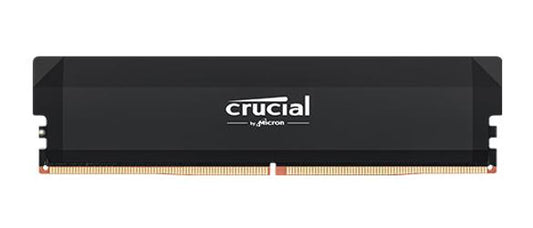 Crucial Pro 16GB (1x16GB) DDR5 UDIMM 6400MHz CL32 Black Heat Spreader Support Intel XMP AMD Ryzen Desktop PC Gaming Memory Tray