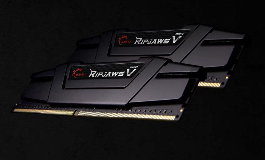 G.SKILL F4-2666C19D-64GVK 64GB (2 x 32GB)/ PC4-21300 / DDR4 2666 Mhz/ Timings 19-19-19-43/ Voltage 1.20V/  Ripjaws V