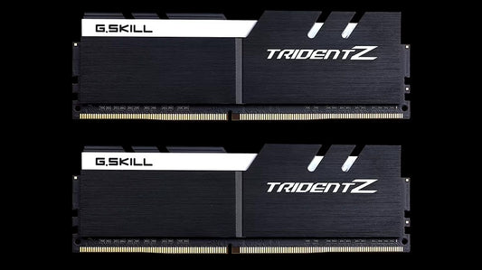 G.SKILL F4-3200C16D-32GTZKW 32GB (2 x 16GB)/ DDR4 3200 MT/ XMP 2.0/Timings 16-18-18-38/ Voltage 1.35V/Trident Z