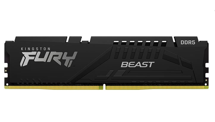 Kingston 16GB (1x16GB) DDR5 UDIMM 5600MHz CL40 FURY Beast Black XMP Gaming PC Desktop Memory