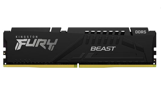 Kingston 16GB (1x16GB) DDR5 UDIMM 5600MHz CL40 FURY Beast Black XMP Gaming PC Desktop Memory