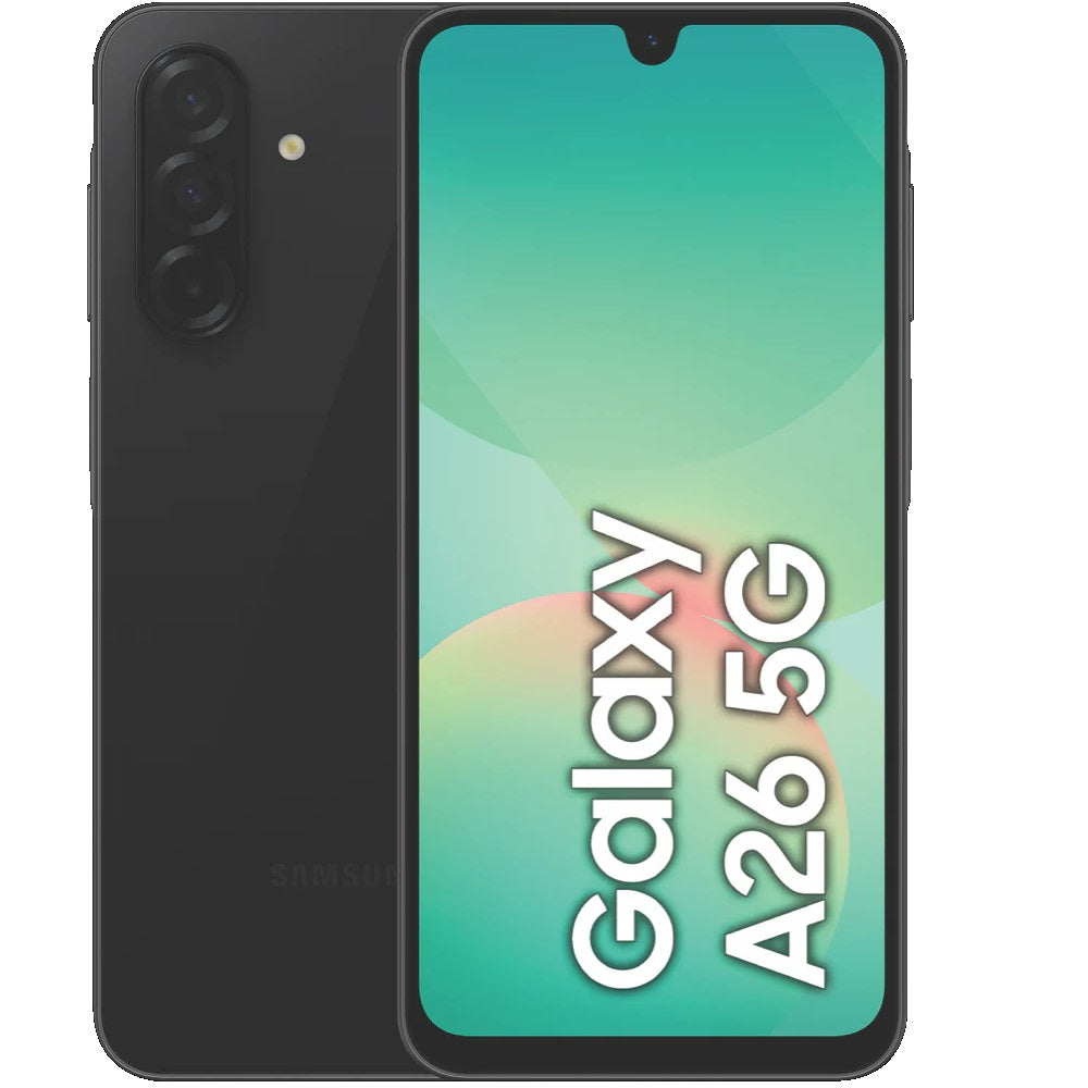 Samsung Galaxy A26 5G 128GB - Black *AU STOCK*, 6.7', Super AMOLED, 90Hz, 6GB/128GB, 50MP/13MP, Single SIM, 5000mAh, 2 Years Warranty