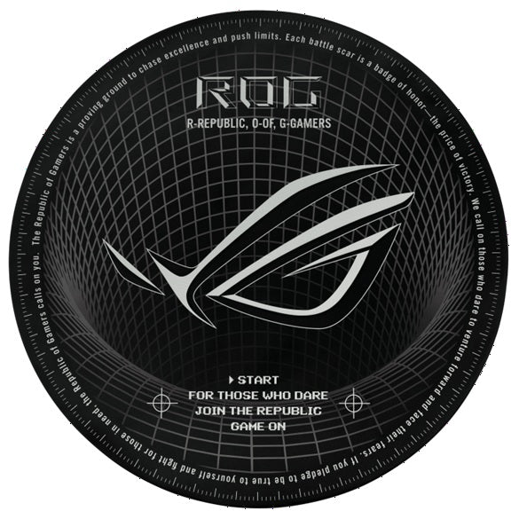 ASUS ROG Cosmic Mat II, floor mat, black, 87% rubber, 13% polyester, 117â¯cm length