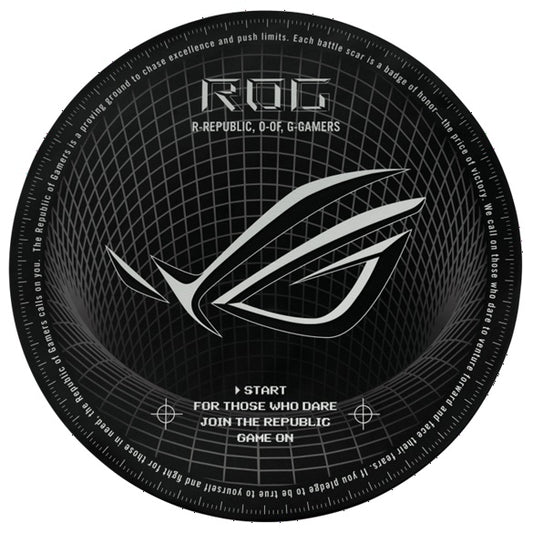 ASUS ROG Cosmic Mat II, floor mat, black, 87% rubber, 13% polyester, 117â¯cm length