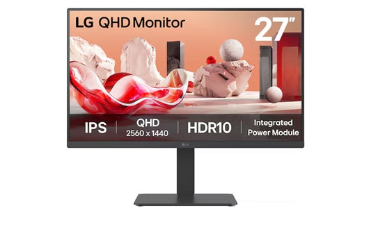 LG 27' UHD 4K IPS Monitor, 3840x2160, 3-side Virtually Borderless, DCI-P3 90%, HDR10, LG Switch