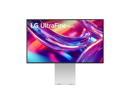 LG UltraFineâ¢evo 32' 6K monitor with IPS Black, HDR600, DCI-P3 98%, Adobe RGB 99.5%, Thunderbolt 5, HDMI 2.1, and tilt/height/pivot adjustments
