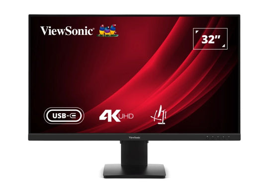 ViewSonic 32' VG 4K SuperClear VA, USB-C, DP, Height Adjust,  3y Advance Replacement, Business Pro Monitor,3YARW
