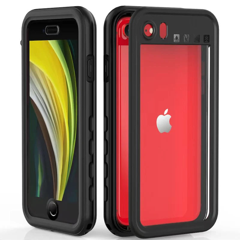 USP Apple iPhone SE (3rd & 2nd Gen) and iPhone 8/7 Waterproof Case - Black, Military-Grade, Shockproof, Scratch Resistant, Durable, 3 Years Warranty