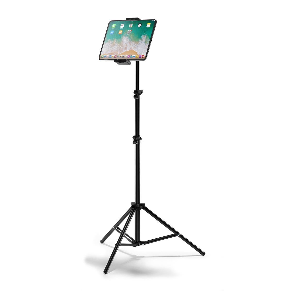 mbeatÂ® activiva Universal Table and Smartphone Tripod foldable, lightweight, easy-to-use height-adjustable tripod with integrated tablet/phone