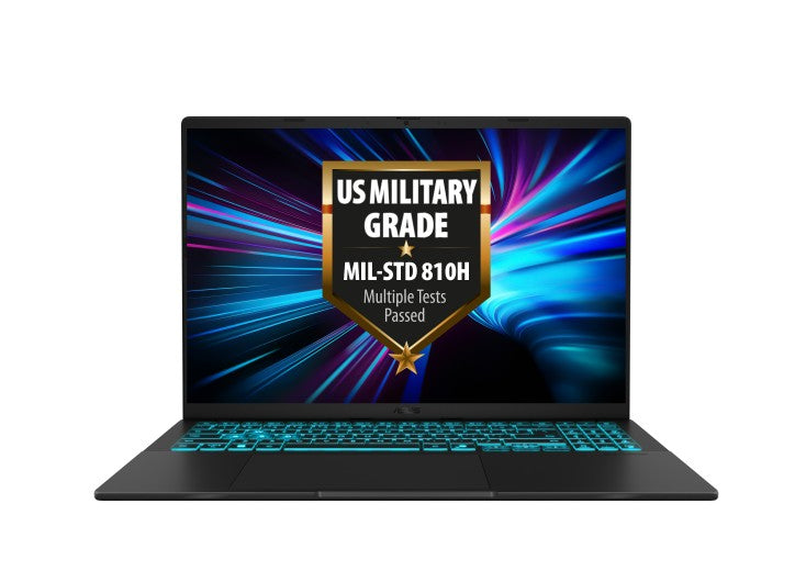 (Special Buy) ASUS VivoBook V16 16' WUXGA Notebook, Intel Core 7 240H, DDR5 16GB, 1TB, RTX 5050 8GB GDDR7, Black, Win 11 Pro, 1.95kg, 1Y Warranty