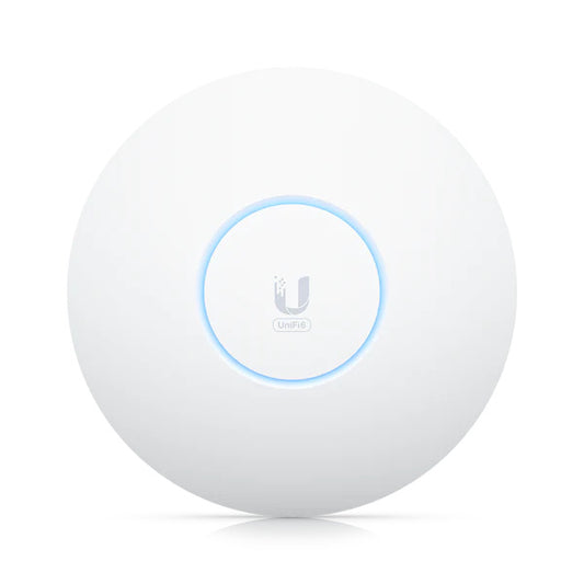Ubiquiti UniFi U6-Enterprise WiFi 6E 4x4 MIMO PoE+ Access Point,140m Coverage,600+ Device&2.5GbE Uplink, Ceiling Mount,For High-Density, 2Yr Warr