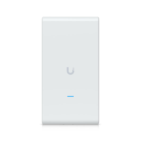 Ubiquiti U6 Mesh ProIndoor/Outdoor WiFi 6 AP,4 Spatial Stream,An Integrated Super Antenna& Gigabit Passthrough Port,PoE Power,185 m² Coverage,2Yr Warr