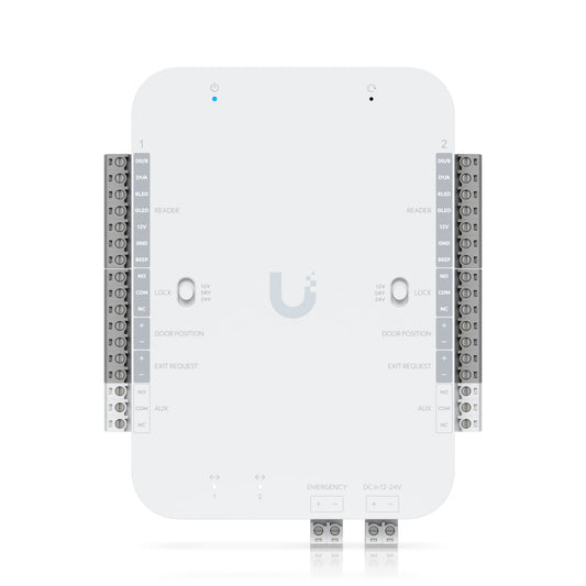 Ubiquiti Retrofit Hub, DC-powered Hub Supports Wiegand And OSDP Readers, Provides Entry And Exit Control For Up To Two Doors *Avail for Deal Reg*