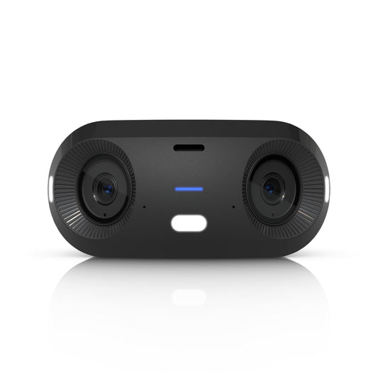 Ubiquiti G6 180, Black, Indoor/Outdoor Dual Sensor 16MP PoE+ Camera, Multi-TOPS AI Engine , Panoramic 180Â° Coverage.