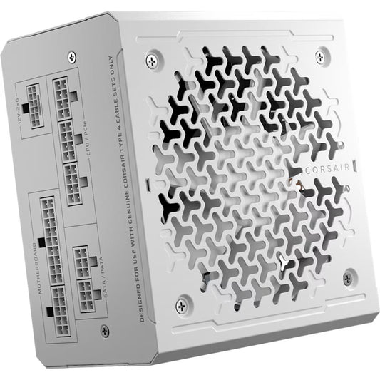 Corsair RMe Seriesâ¢ RM750e - Fully Modular Low-Noise ATX Power Supply - White (AU), Cybenetics Gold, ATX12V 3.1, 2x PATA, 2x EPS, 6x SATA, 3x PCIe