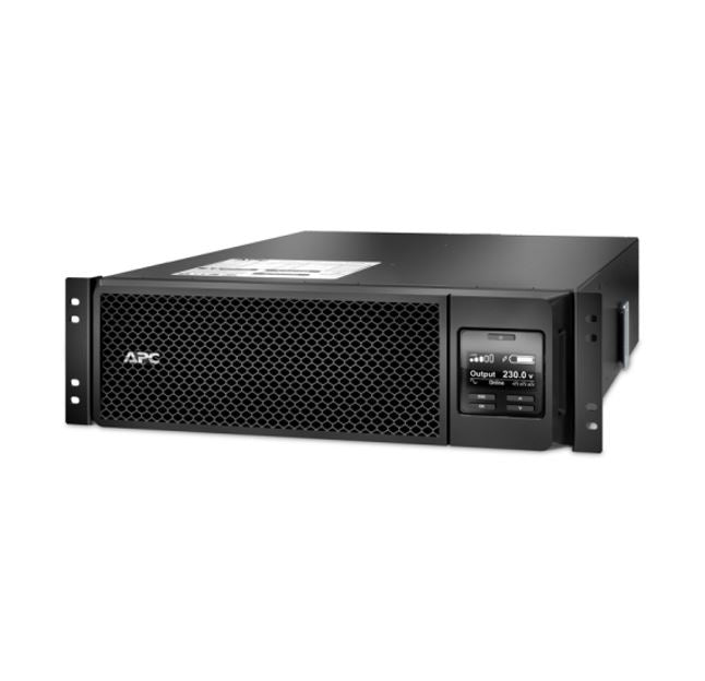 APC Smart-UPS 5000VA/4500W Online UPS, 3U Rackmount, 230V/HW Input, 4x IEC C19 & 6x IEC C13 Outlets, Lead Acid Battery, Network & Smart Slot, W/ Rail