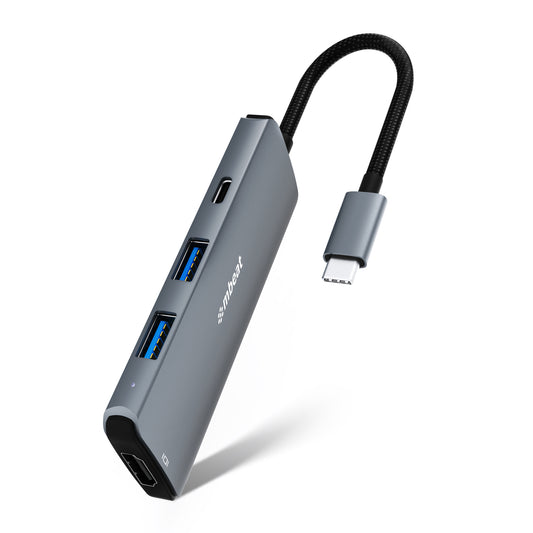 mbeatÂ® Elite 7-in-1 Multifunction USB-C 3.2 Hub with 8K HDMI 100W Pass Through - 1x HDMI, 2x USB-A 1x USB-C, 1x USB-C 100W Charging, 1x Micro-SD